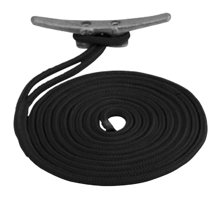 302112025BK-1 – SEA DOG Dock Line, Double Braided Abrasion/ Mildew/ Oil/ Rot/ UV Rays Protection 960 Pounds Working L...